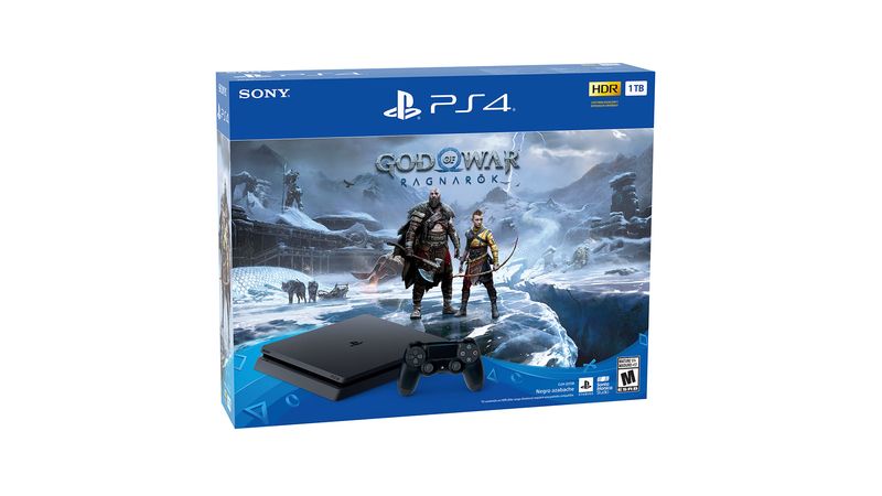 Consola PS4 Sony + Juego God Of War Ragnarok en Oferta