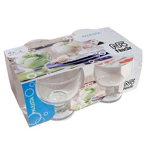 Set x 4 copas helado Paulista 400 ml