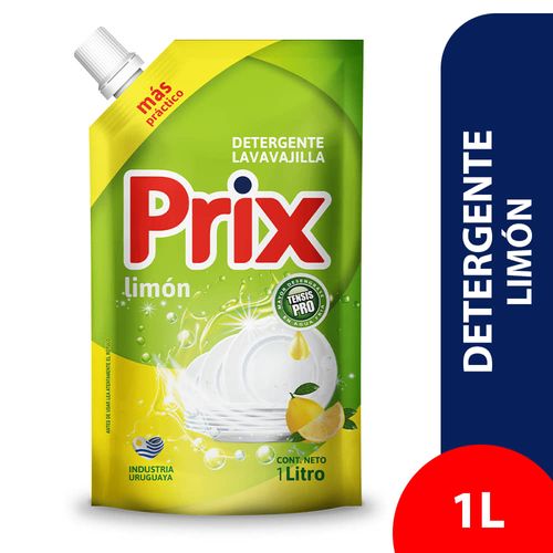 Detergente lavavajilla PRIX limón 1 L