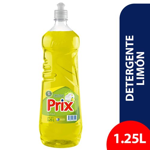 Detergente lavavajilla PRIX limón 1,25 L