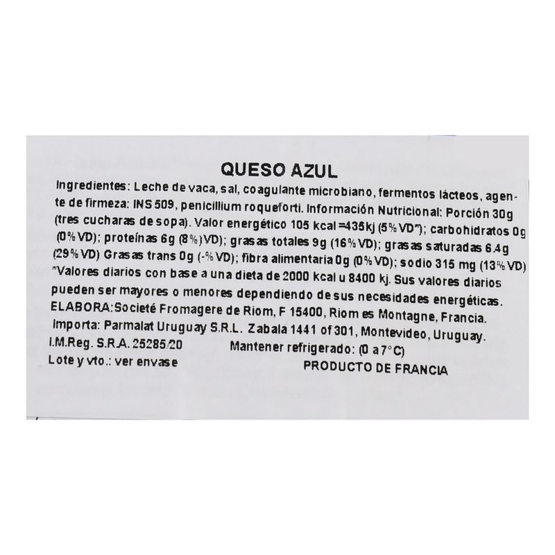 Queso-bleu-President-100-g