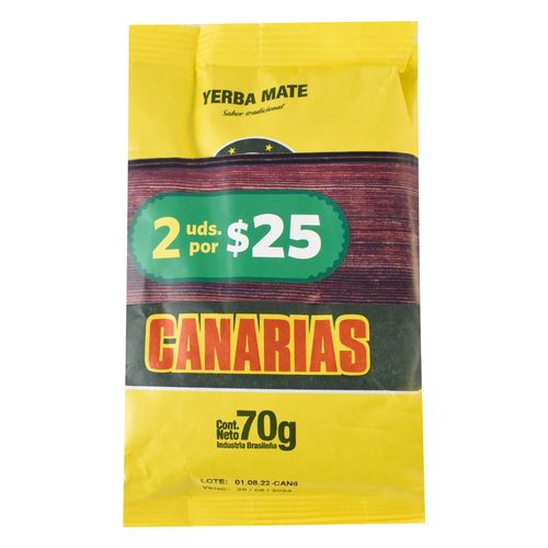 Pack x 2 Yerba CANARIAS 70 g