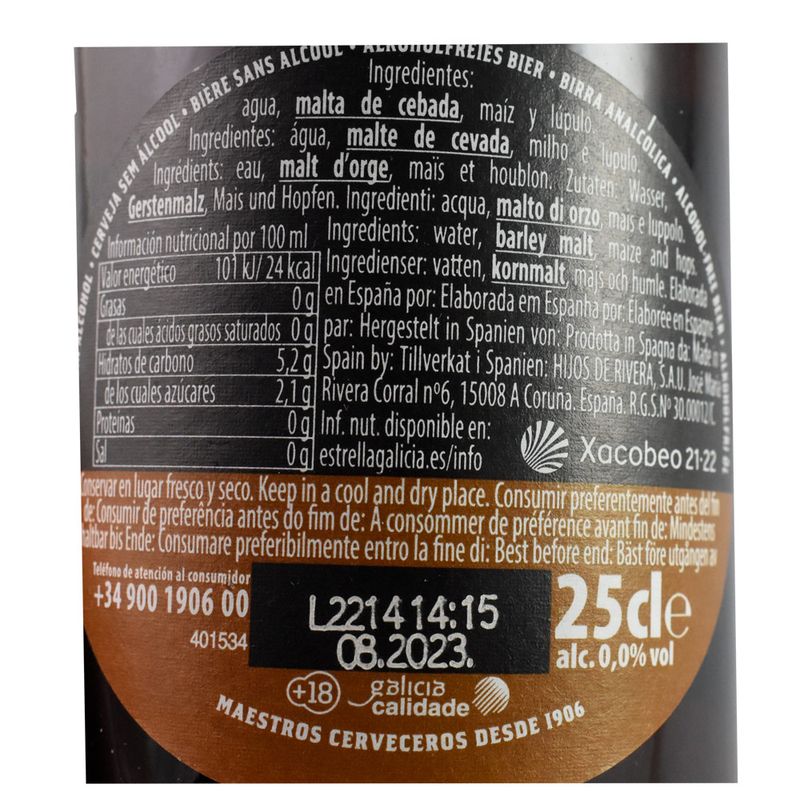 Cerveza-ESTRELLA-GALICIA-tostada-0.0--Alcohol-250-ml