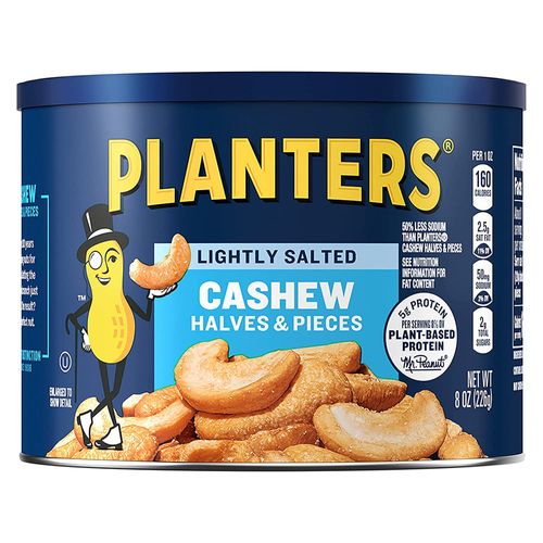 Castañas de cajú con sal PLANTERS 226 g