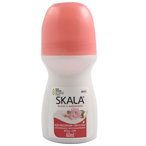 Desodorante roll on rosas y almendras SKALA 60 ml