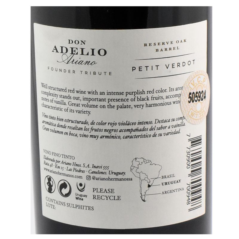 Vino-tinto-Petit-Verdot-Don-Adelio-ARIANO-750-ml