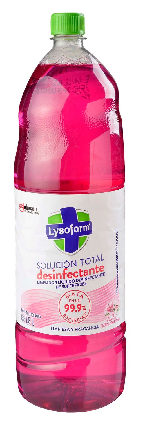 Limpiador líquido LYSOFORM solución total floral 1.8 L