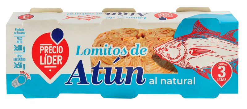 Atun-lomito-al-natural-PRECIO-LIDER-tripack-240-g