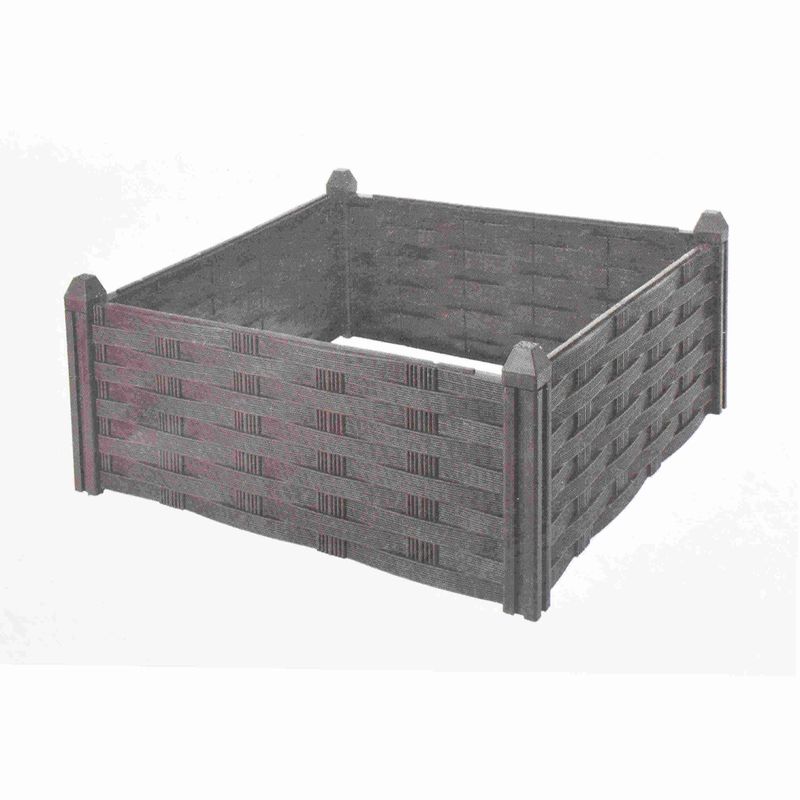 Cerca-plastica-para-jardin-marron-45x45-cm