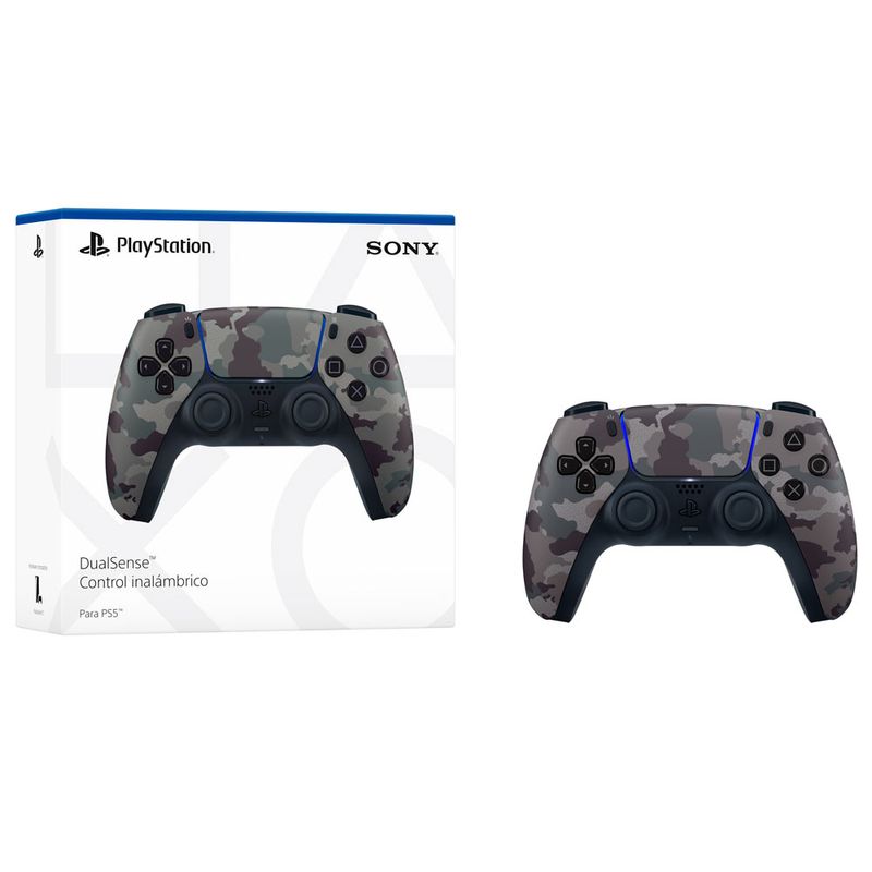 Joystick-SONY-PS5-dualsense-camo-gris