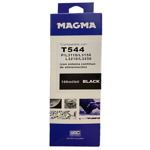 Botella MAGMA para Epson 100 ml Mod.Ep544 black