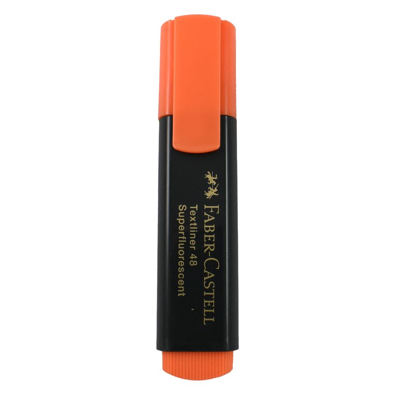 Resaltador-FABER-CASTELL-naranja
