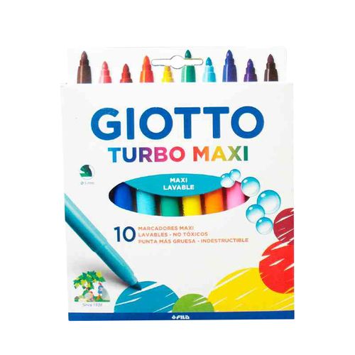 Marcadores GIOTTO gruesos 12 un.