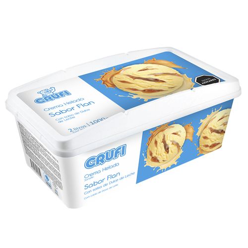 Helado CRUFI flan 2 L
