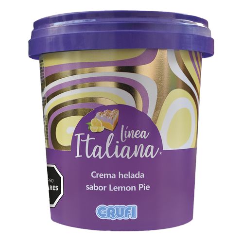 Helado CRUFI Línea Italiana lemon pie 300 g
