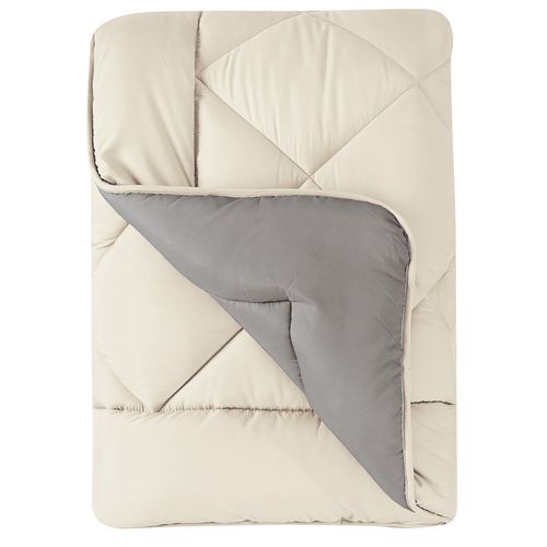 Acolchado HOME en microfibra 2 Plazas 200x220 cm Natural/Vison