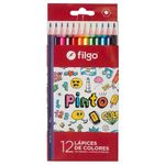 Lapices-de-colores-FILGO-12-un.---4-lapices-grafito-de-regalo