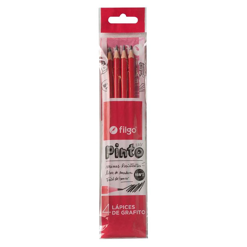 Lapices-de-colores-FILGO-12-un.---4-lapices-grafito-de-regalo