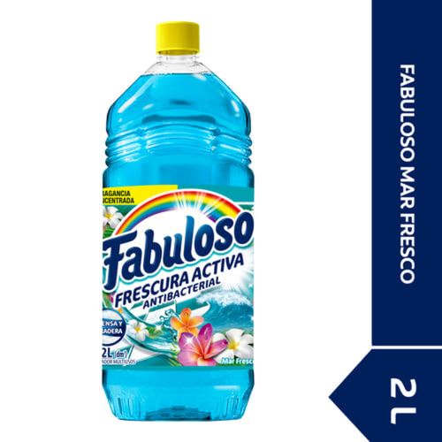 Limpiador FABULOSO antibacterial mar fresco 2 L