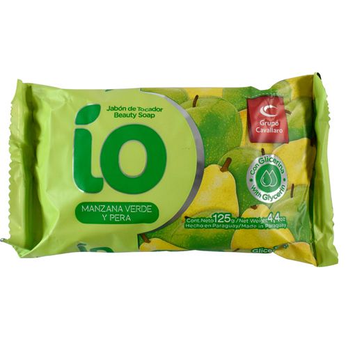 Jabón de tocador IO manzana y pera 125 g