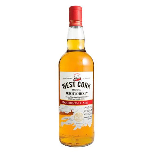 Whiskey WEST CORK cask. 700 cc