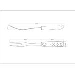 Tenedor-trinchante-Utilita-TRAMONTINA-34-cm