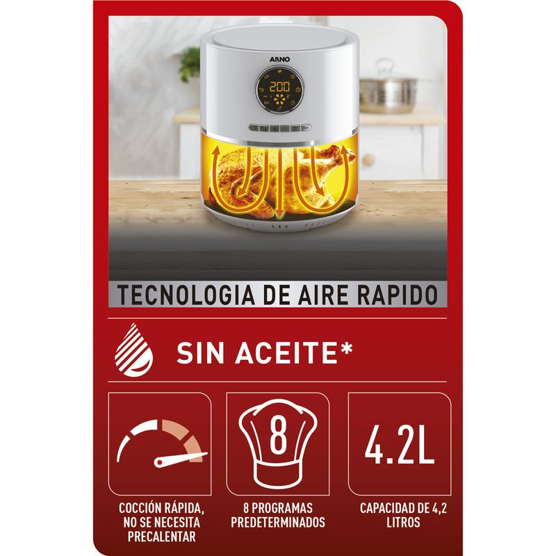 Freidora-sin-aceite-ARNO-Air-Fryer-4.2-L