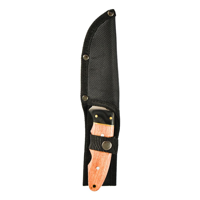 Cuchillo-SAFARI-hoja-fija-mango-de-madera-22-cm