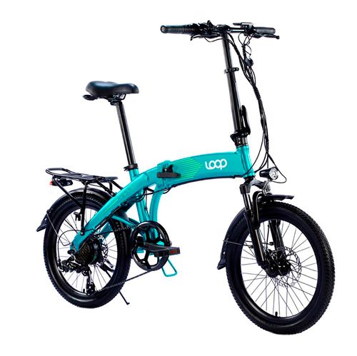 Bicicleta eléctrica LOOP slim 36V 350W verde