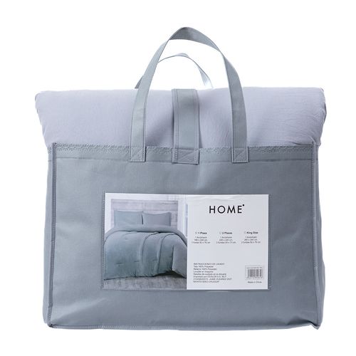Acolchado HOME línea confort full color gris claro