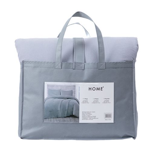 Acolchado HOME línea confort King Size color gris claro