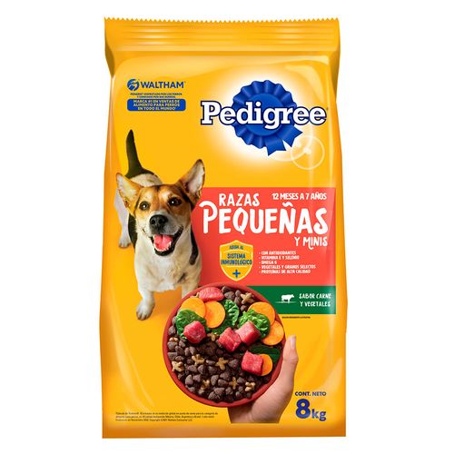 Alimento PEDIGREE Razas Pequeñas 8 K