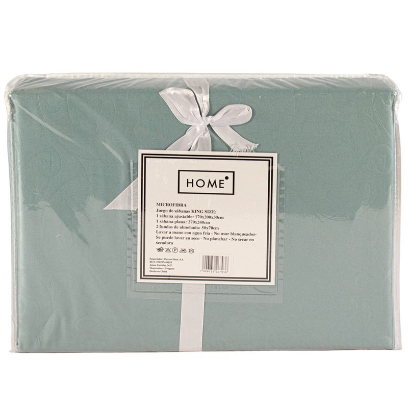 Juego-de-sabanas-King-Size-microfibra-verde-menta