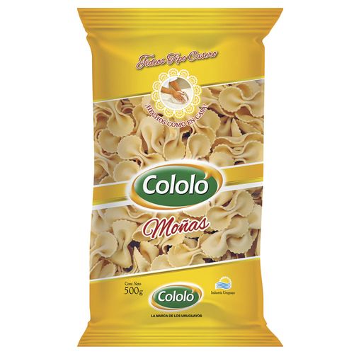 Fideos COLOLÓ Moñas Tipo Casero 500 g