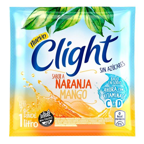 Refresco CLIGHT naranja mango