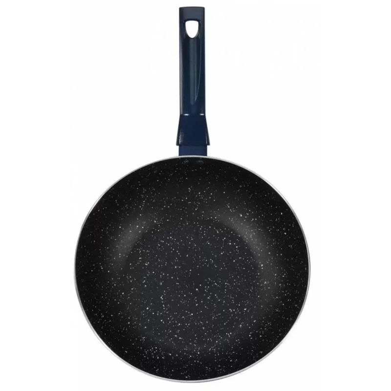 Wok-28-cm-antiadherente-granito-navy
