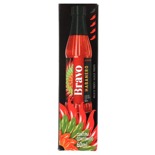 Salsa picante BRAVO habanero 60 ml
