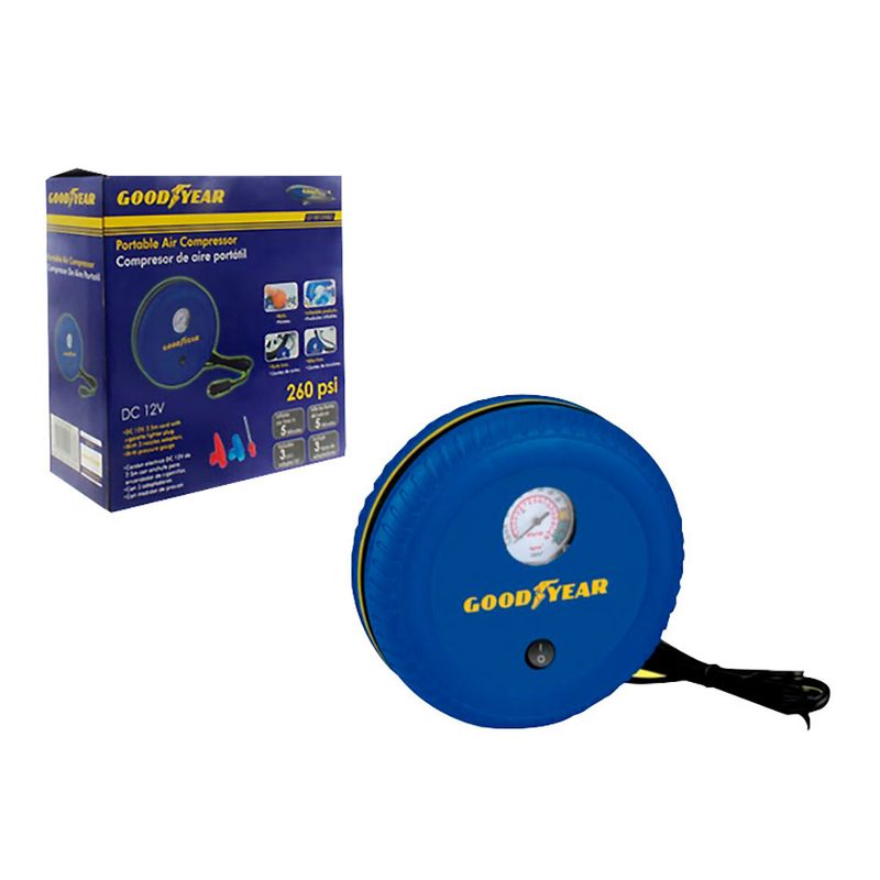 Compresor-GOODYEAR-portatil-12-v