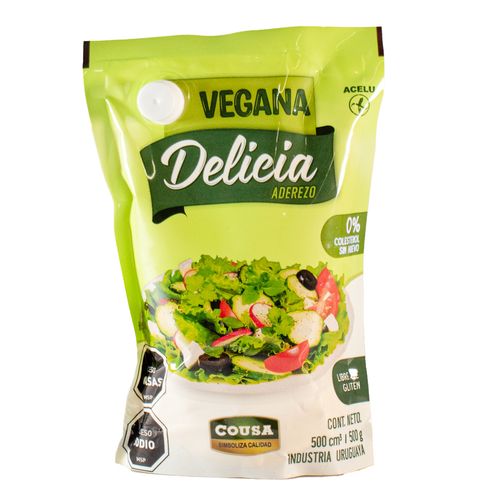 Aderezo DELICIA vegana 500 cc