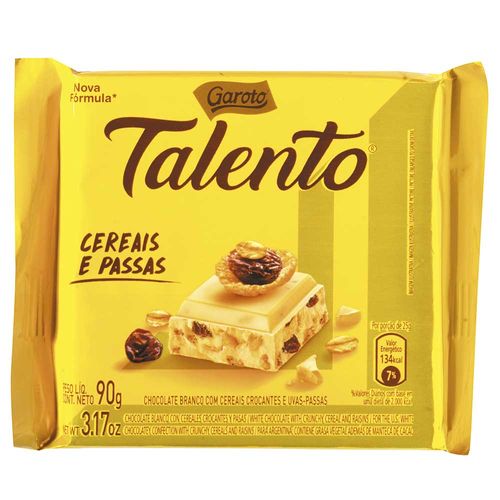 Chocolate blanco con cereales GAROTO 100 g