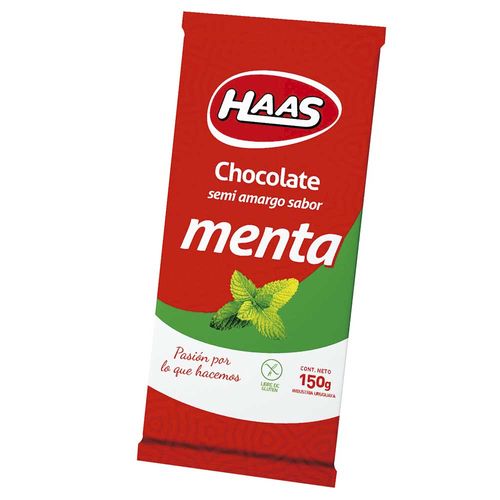 Chocolate HAAS menta 150 g