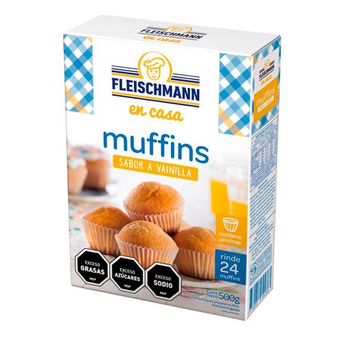 Polvo para preparar muffins FLEISCHMANN 500 g