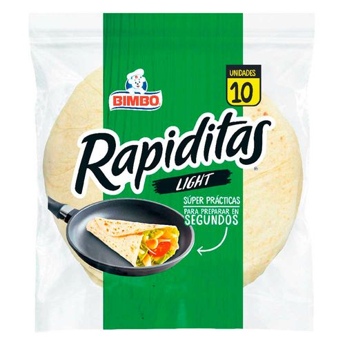 Tortillas rapiditas BIMBO light 360 g