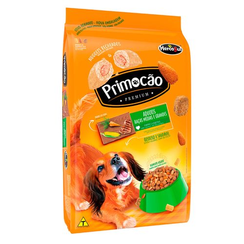 Alimento PRIMOCAO premium razas media y grande carne y vegetales 1 kg