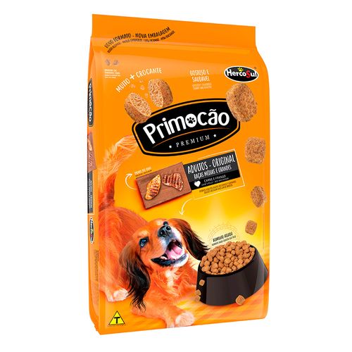 Alimento PRIMOCAO original razas medias y grandes carne y pollo 20+2 kg