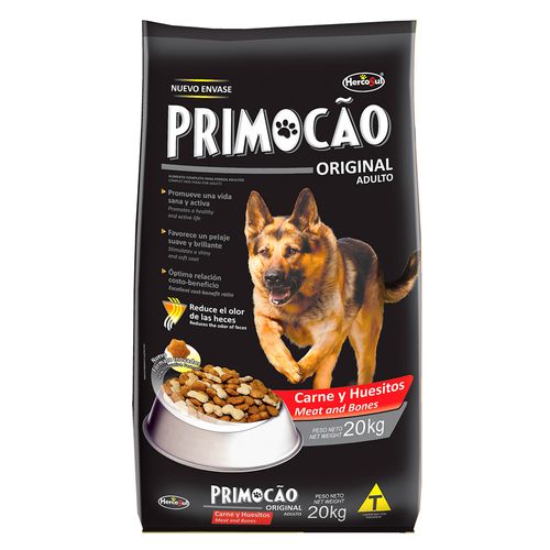 Alimento PRIMOCAO original bolsa negra x 20+2 kg