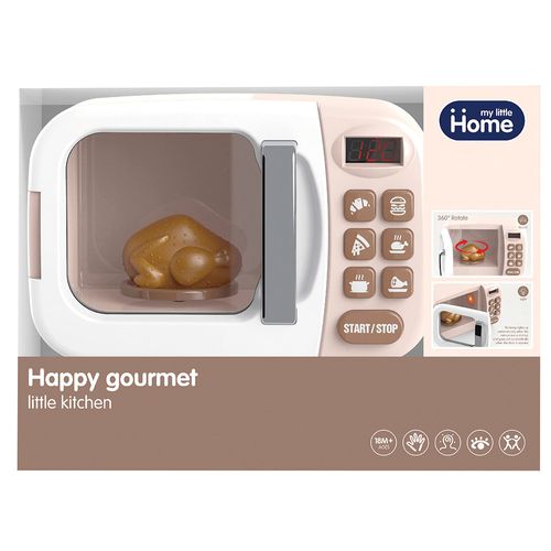 Microondas con funciones beige