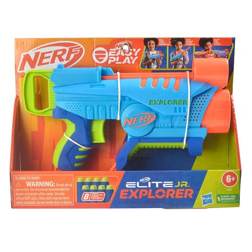 NERF Easy-Play Elite Jr. Explorer incluido 8 dardos