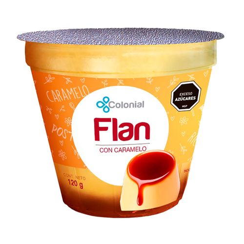 Flan vainilla COLONIAL 120 g