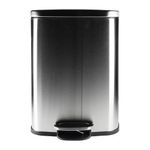 Papelera-con-pedal-12-L-rectangular-HOME-28x26xh38-cm-Acero-Inoxidable